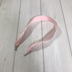 리본끈(40cm)_철팁[핑크색]