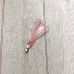 링 리본끈(15cm)_철팁[핑크색]